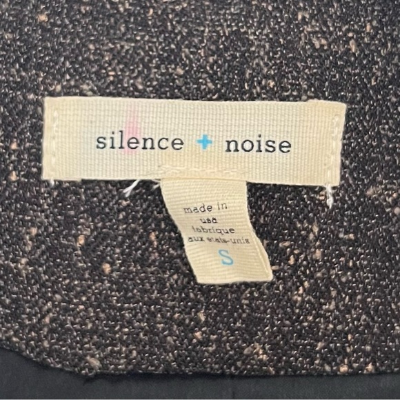 Silence + Noise blazer, size S (4/6), brown/tan twill - Picture 2 of 7